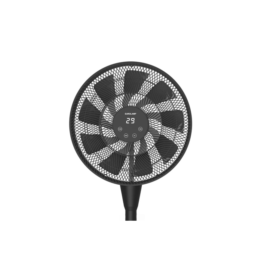 Golvfläkt 25W/230V Ø 40 cm svart + fjärrkontroll