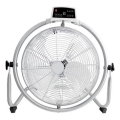 Golvfläkt 90W/230V Ø 45 cm silverfärgad + fjärrkontroll