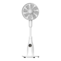 Golvfläkt med mistfunktion 50W/230V Ø 40 cm vit + fjärrkontroll
