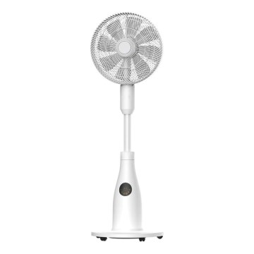 Golvfläkt med mistfunktion 50W/230V Ø 40 cm vit + fjärrkontroll