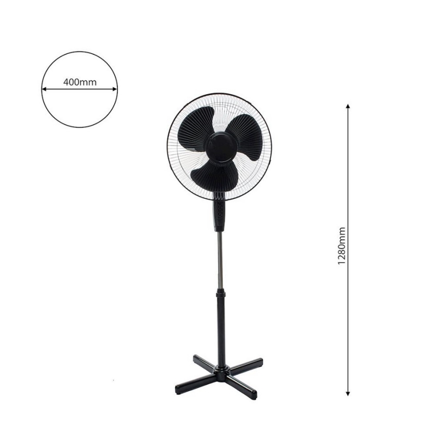 Golvfläkt STANDING 128 cm 45W