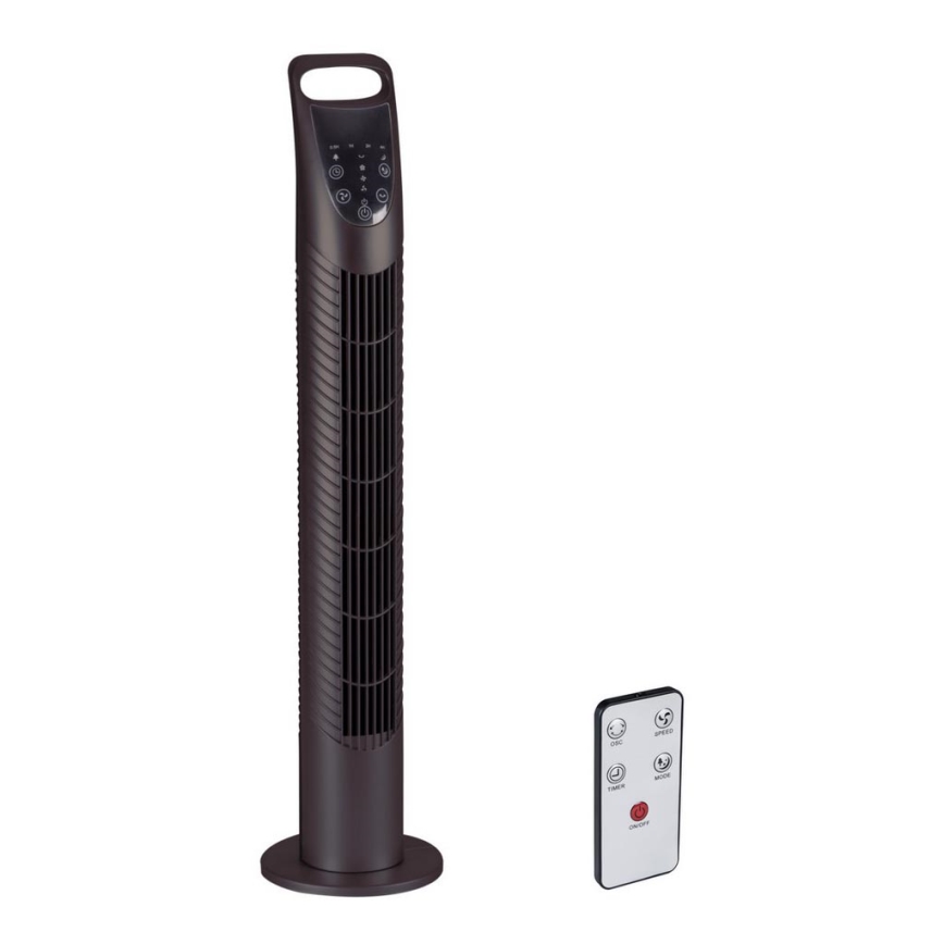 Golvfläkt VENICO 40W/230V svart + Fjärrstyrd