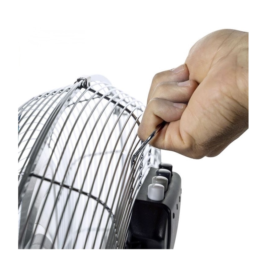 Golvfläkt VIENTO 100W/230V glänsande krom