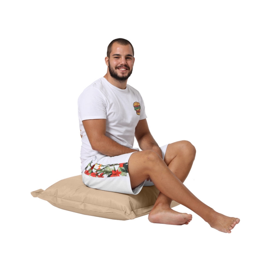 Golvkudde 70x70 cm beige