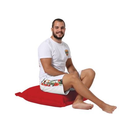 Golvkudde 70x70 cm röd