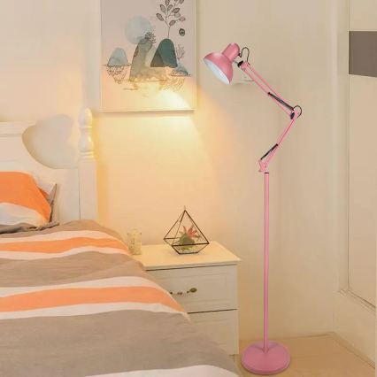 Golvlampa 1xE27/40W/230V, rosa