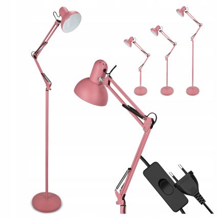 Golvlampa 1xE27/40W/230V, rosa