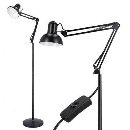 Golvlampa 1xE27/40W/230V svart