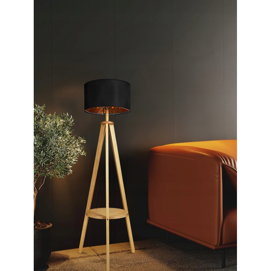 Golvlampa 1xE27/40W/230V svart