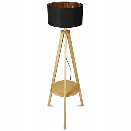 Golvlampa 1xE27/40W/230V svart