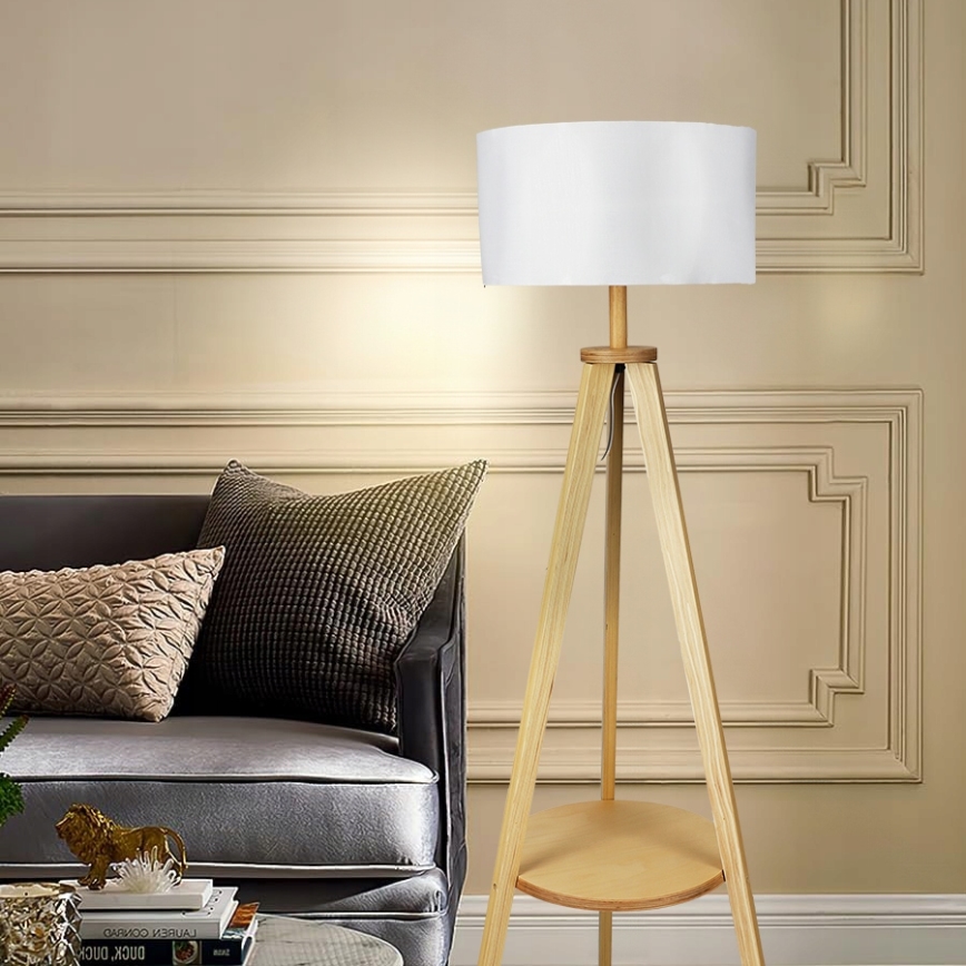 Golvlampa 1xE27/40W/230V vit