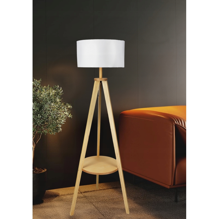Golvlampa 1xE27/40W/230V vit