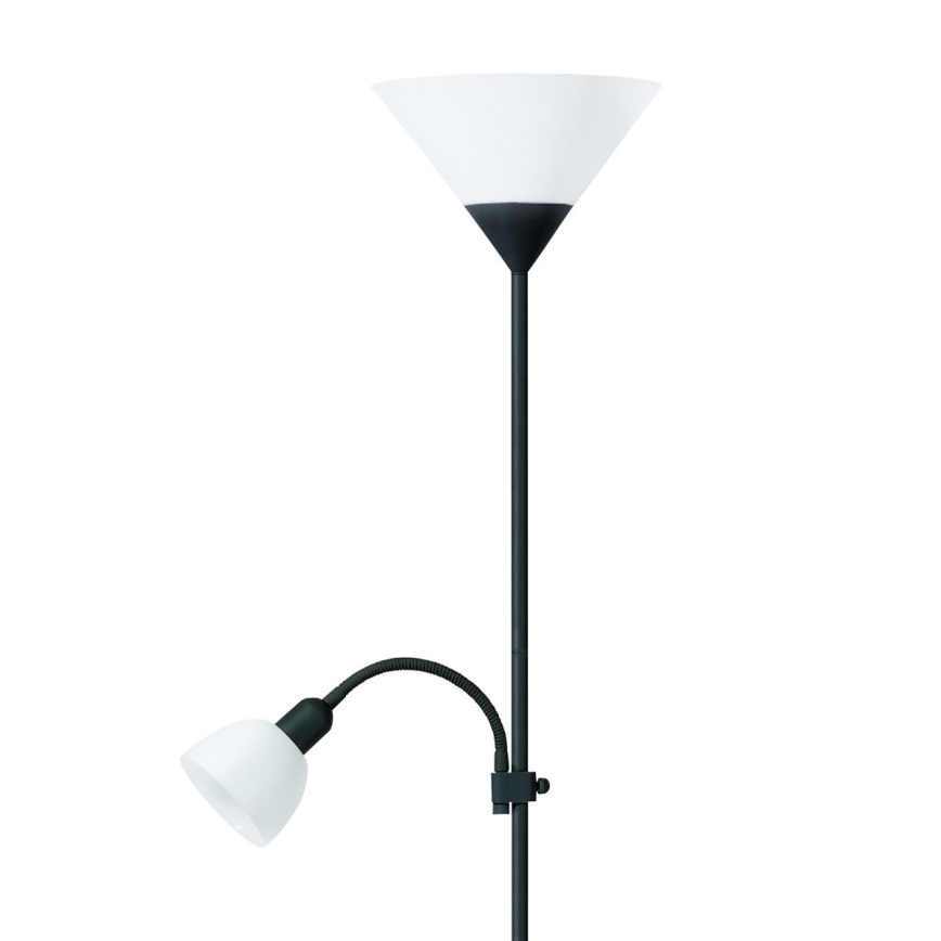 Golvlampa 1xE27/60W/230V + 1xE14/25W