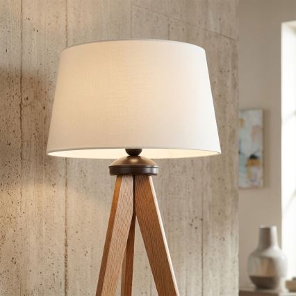 Golvlampa AIDA 1xE27/15W/230V ek/krämvit