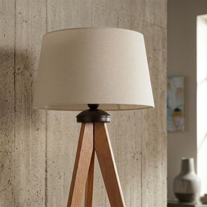 Golvlampa AIDA 1xE27/15W/230V ek/krämvit