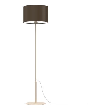 Golvlampa ARDEN 1xE27/15W/230V beige/brun