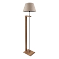 Golvlampa AYD 1xE27/40W/230V beige/brun