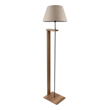 Golvlampa AYD 1xE27/40W/230V beige/brun