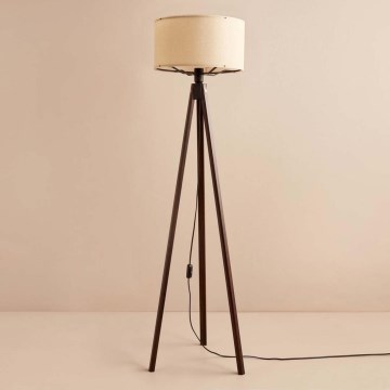 Golvlampa AYD 1xE27/40W/230V brun/beige