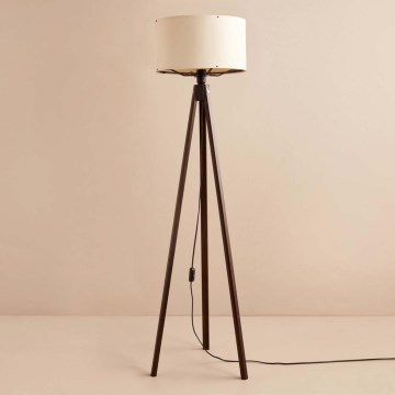 Golvlampa AYD 1xE27/40W/230V brun/beige