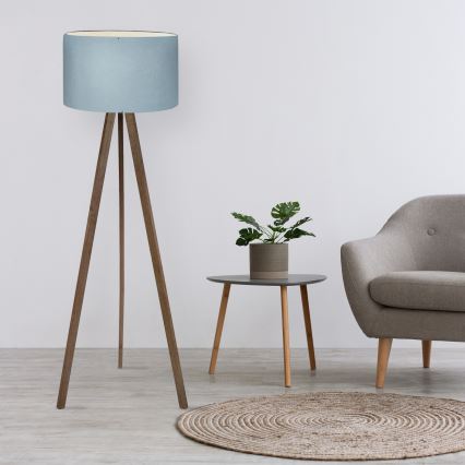 Golvlampa AYD 1xE27/40W/230V brun/blå