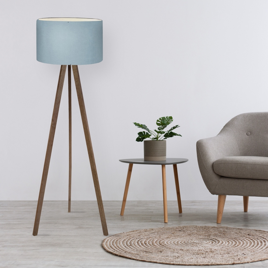 Golvlampa AYD 1xE27/40W/230V brun/blå