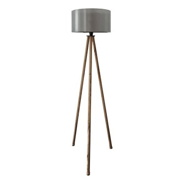 Golvlampa AYD 1xE27/40W/230V brun/grå