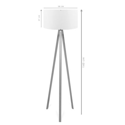 Golvlampa AYD 1xE27/40W/230V brun/grön