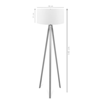 Golvlampa AYD 1xE27/40W/230V brun