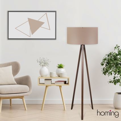 Golvlampa AYD 1xE27/40W/230V brun