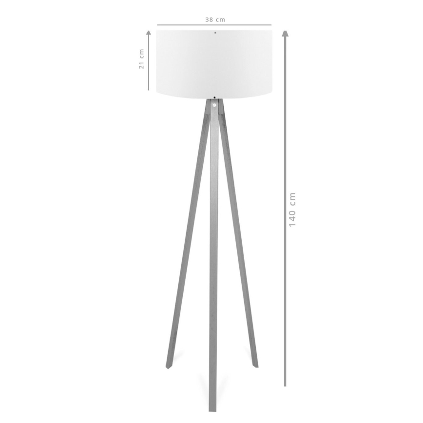 Golvlampa AYD 1xE27/40W/230V brun