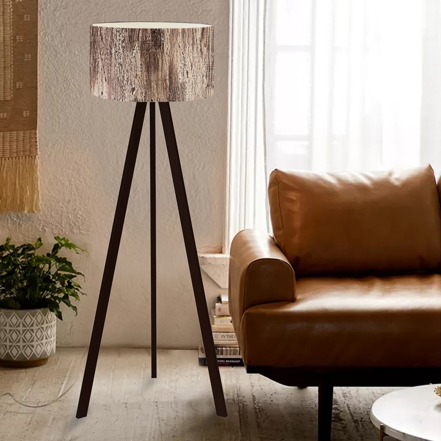 Golvlampa AYD 1xE27/40W/230V brun