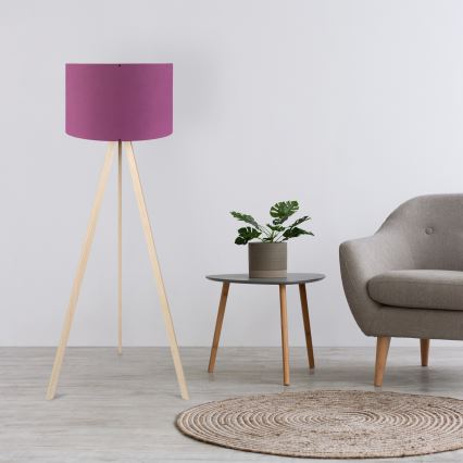 Golvlampa AYD 1xE27/40W/230V lila/beige