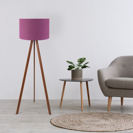 Golvlampa AYD 1xE27/40W/230V lila/brun