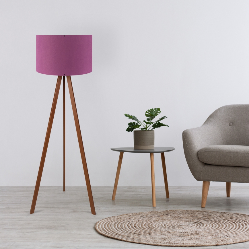 Golvlampa AYD 1xE27/40W/230V lila/brun