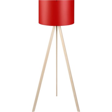 Golvlampa AYD 1xE27/40W/230V röd/beige