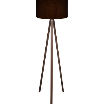 Golvlampa AYD 1xE27/40W/230V svart/brun