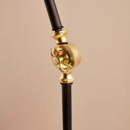 Golvlampa AYD 1xE27/40W/230V svart/brun