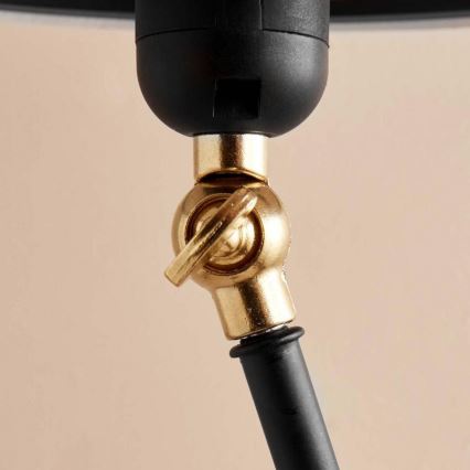 Golvlampa AYD 1xE27/40W/230V svart