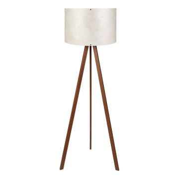 Golvlampa AYD 1xE27/40W/230V vit/brun