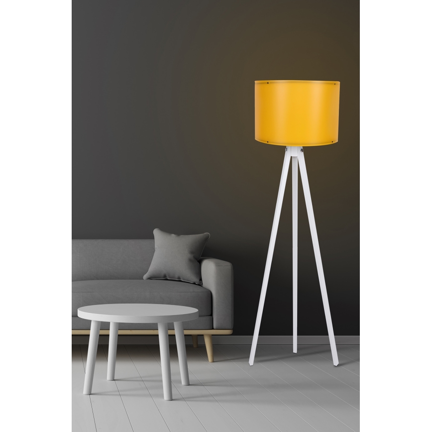 Golvlampa  AYD 1xE27/60W/230V orange /vit