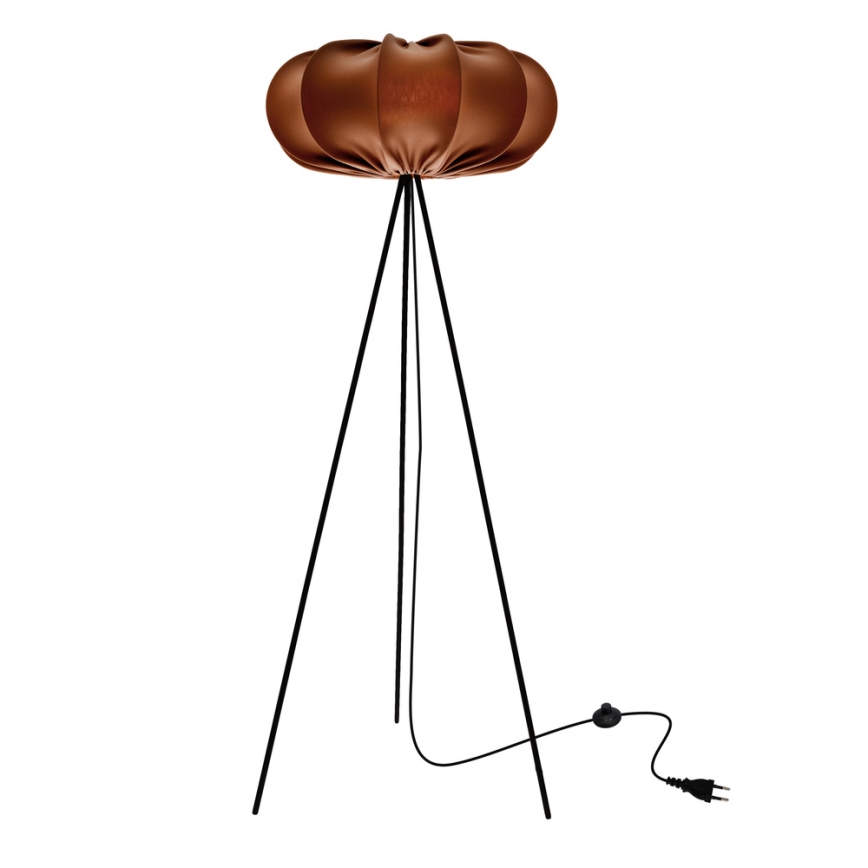 Golvlampa CAFEE 1xE27/40W/230V brun/svart