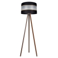 Golvlampa CORAL 1xE27/60W/230V brun/svart/guld