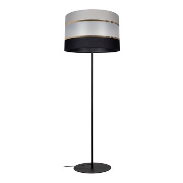 Golvlampa CORAL 1xE27/60W/230V svart/grå