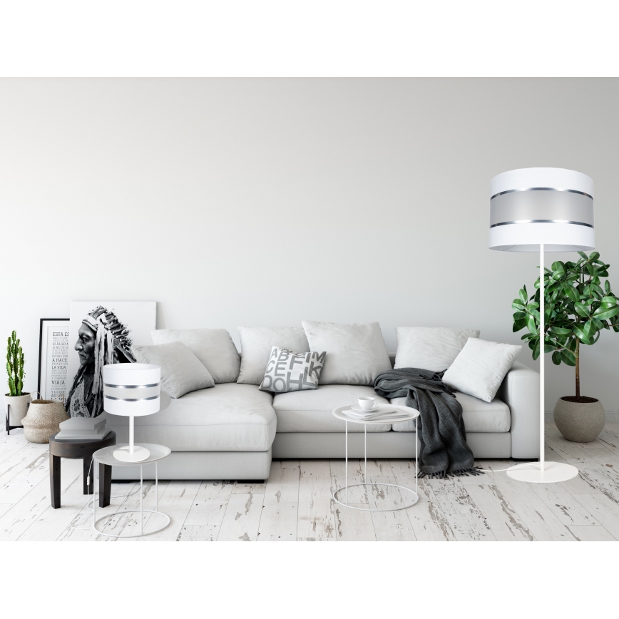 Golvlampa CORAL 1xE27/60W/230V vit