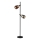 Golvlampa DENSO 2xG9/5W/230V svart krom/koppar