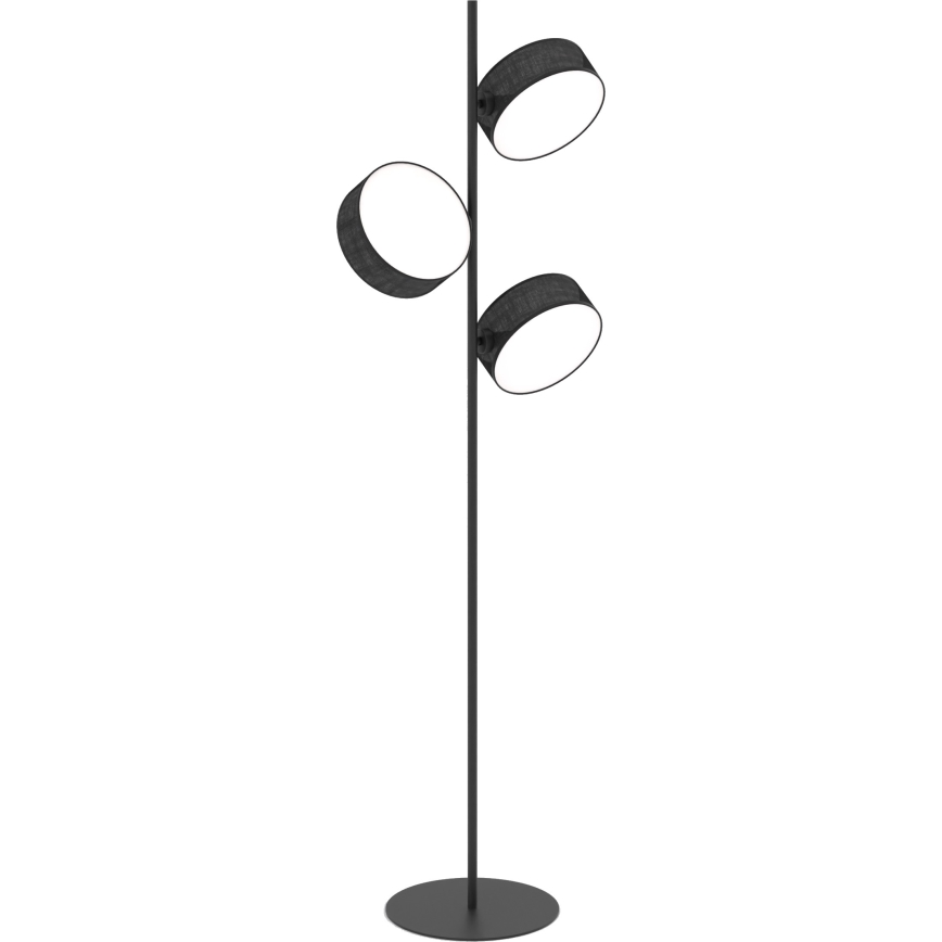 Golvlampa DRUMZ 3xE14/10W/230V svart