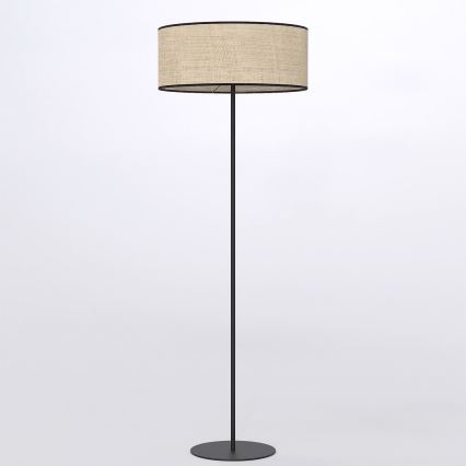Golvlampa ECO 1xE27/15W/230V beige/rattan