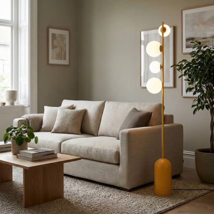 Golvlampa ETNO 4xG9/8W/230V orange