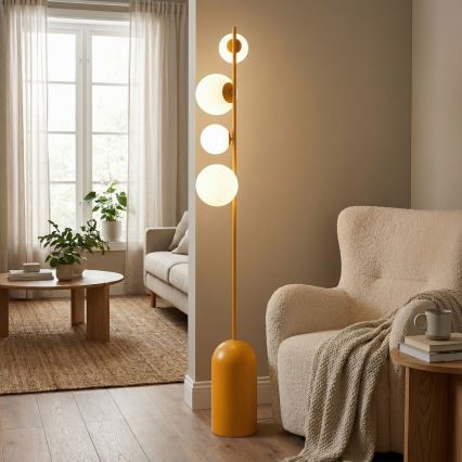 Golvlampa ETNO 4xG9/8W/230V orange